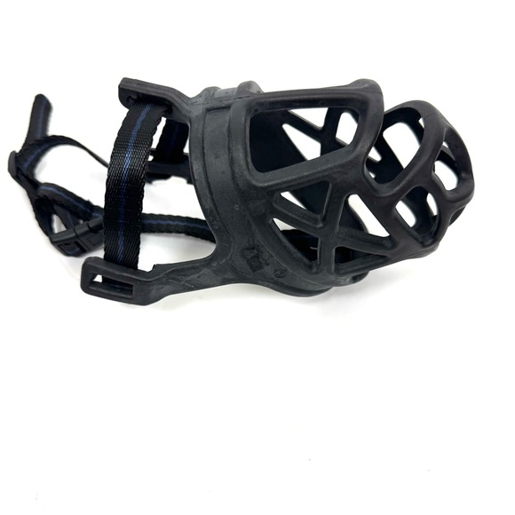 BARKLESS Dog Muzzle Basket Humane Cage Mouth Cover for Grooming and Training Lg - Picture 6 of 6